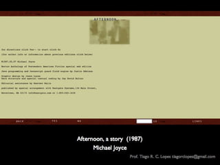 Linguagens e suportes para narrativas interativas