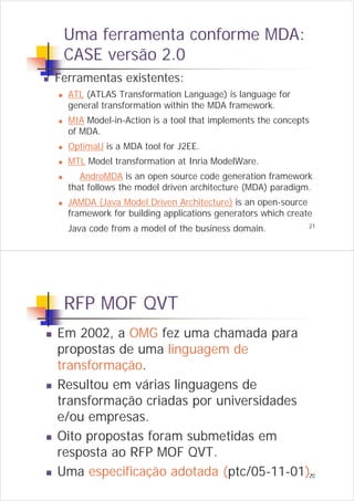 Linguagens de Transformação de Modelos