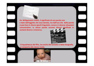 Linguaggio Cinematografico