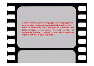 Linguaggio Cinematografico