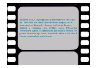Linguaggio Cinematografico