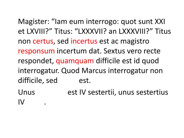 Lingua latina per se illustrata pensum b | PPTX