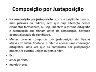 Lingua portuguesa; formaçao de palavras | PPTX