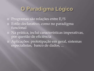 - Prova de propriedades