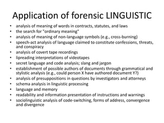 Linguistic | PPTX