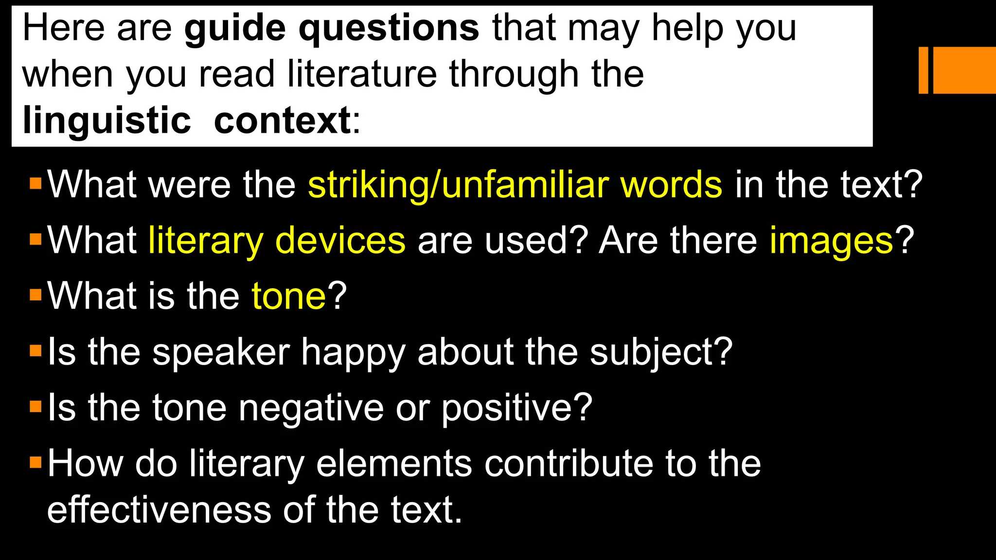 Linguistic Context Pptx Linguistic Context Pptx