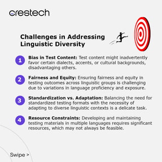 Linguistic Diversity in Globalized Testing Services Challenges and ...