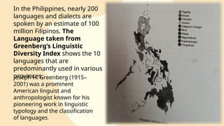 Linguistic Diversity In The Philippines