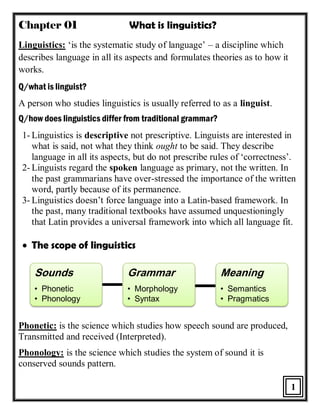 Linguistic Language Text Linguistics 1 10 | PDF