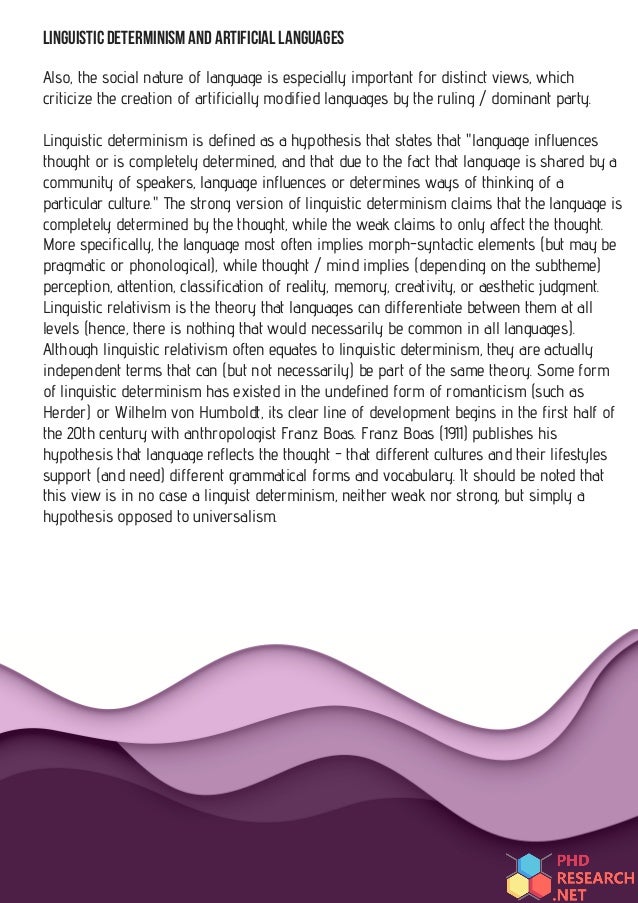 Linguistics Phd Research Proposal Linguistics Phd Research Proposal