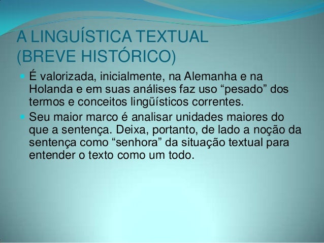 Linguistica Do Texto O Que é E Como Se Faz