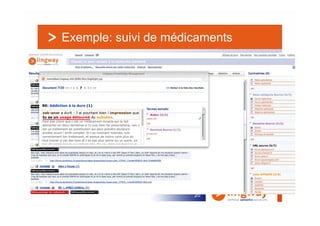 Exemple: suivi de médicaments




                      20
 
