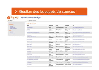 Gestion des bouquets de sources




  20 Juin 2010
 