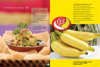 produtos da estação |   B   GUACAMOLE DO HUGO
                            4 P O R Ç Õ E S
                            1 | avocado picado em cubos pequenos ou
                            médios
                            1 | tomate picado em cubos do mesmo tamanho
                            do avocado
                            1/2 | cebola picada em cubos (não tão pequenos,
                            mas menores que os do tomate e do abacate)
                            2 g | pimentas jalapeño verdes mexicanas ou
                            dedo-de-moça ardidas finamente picadas
                            1 dente | de alho finamente picado
                            30 folhas | de coentro picadas grosseiramente
                            Suco de 1 limão
                            Sal e pimenta a gosto


                            Modo de preparo
                            Misture todos os ingredientes com um garfo e
                            vá amassando o avocado até ficar uma pasta. A
                            pasta não deve ficar uniforme, os ingredientes
                            podem ficar em pedacinhos.




                                                                              FOTO | PAULO MERCADANTE




                                                      NATURAL DA   26
                                                NATURAL DA TERRA TERRA        26
 