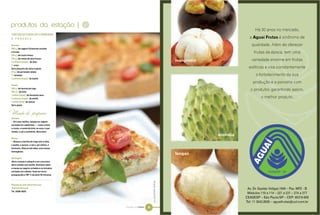 produtos da estação |                         B
TORTINO DI FAGIOLINI E POMODORI
8   P O R Ç Õ E S

Recheio
300 g | de vagens finíssimas cozidas
e firmes
100 g | de ricota fresca
100 g | de creme de leite fresco
2 colheres (sopa) | de leite
2 | ovos
Sal e pimenta-do-reino a gosto
20 g | de parmesão ralado
2 | tomates
2 colheres (sopa) | de azeite

Massa
300 g | de farinha de trigo
160 ml | de leite
1 colher (sopa) | de fermento seco
4 colheres (sopa) | de azeite
1 colher (chá) | de açúcar
Sal a gosto


Modo de preparo
Recheio
1. Em uma vasilha, coloque as vagens
cortadas em rodelinhas. 2. Junte o leite,
a ricota, o creme de leite, os ovos, o par-
mesão, o sal e a pimenta. Mexa bem.

Massa
1. Misture a farinha de trigo com o leite,
o azeite, o açúcar, o sal e, por último, o
fermento. Misture até obter uma massa
homogênea.

Montagem
Abra a massa e coloque-a em uma assa-
deira untada com azeite, distribua sobre
a massa as vagens cortadas e os tomates
cortados em rodelas. Asse em forno
preaquecido a 190º C durante 30 minutos.
                                                                          FOTO | GUILHERME ANDRADE




Receita da chef Silvia Percussi
Vinheria Percussi
Tel. 3088-4920




                                                  NATURAL DA TERRA   30
 