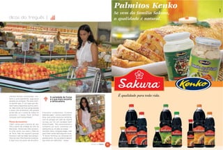 dicas do freguês |                             Y




clientes tenham comodidade, con-                A variedade de frutas
                                       &




forto e, principalmente, segurança              é o que mais encanta
durante as compras. Por esse moti-              a venezuelana
vo escolhi aqui. É um lugar que ofe-
rece toda a segurança que eu preci-
so. Não tenho de ficar perguntando
o preço dos alimentos, até porque
ainda não sei o nome de todos os       Enquanto compramos ficamos
produtos, e posso fazer minhas         batendo papo”, conta a administra-
compras com tranqüilidade.”            dora, que ainda costuma combinar
                                       com as amigas um café-da-manhã
Ponto de encontro                      na loja, por ter um cardápio bem
Yraeli conta que a escola de seu       diversificado. “Nos encontramos e
filho é perto da unidade do Alto da    tomamos um suco, comemos um
Boa Vista. “Deixo meu filho na esco-   sanduíche ou um pão na chapa.”
la e às vezes vou para o Natural       Carrinho cheio, compras pagas, mas
da Terra. Não me espanto quando        para Yraeli ainda falta alguma coisa.
encontro com as mães dos amigui-       “É ótimo terminar as compras em
nhos do meu filho fazendo compras.     grande estilo. Só vou embora depois
A loja virou um ponto de encontro.     que tomo um cafezinho”, revela.
                                                                               NATURAL DA TERRA   90
 