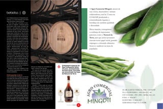 bebidas |                 B
cor violácea escura e é bastante aro-
mática, e a Tinta Amarela, com alto
teor de açúcar e pouco aroma.
   Parte das uvas colhidas é leva-
da para os lagares, tanques pouco
profundos onde serão pisadas por
homens – pois algumas casas se obs-
tinam em manter vivo esse método na
produção de seus vinhos. Outra parte
segue para modernas cubas de aço,
onde são esmagadas por máquinas e
começa o processo de fermentação.
O mosto, nome das uvas esmagadas,
fermenta por cerca de quatro dias,
durante os quais metade do açúcar
natural da uva se transformará em
álcool. É nesse momento que se pro-
cede à “beneficiação” do vinho do
Porto – operação que o tornará dife-
rente dos demais e que consiste na
adição de aguardente vínica incolor
e neutra. A proporção é de 4 litros
de vinho para 1 de aguardente. Feita
a mistura, a fermentação chega ao
fim, com o vinho conservando gran-
de parte da doçura original da uva. Do
casamento das duas bebidas vão nas-
cer, durante o processo de envelheci-
                                                                                   &
mento, a cor e os aromas complexos                                                     Embalagem especial do
que fazem do Porto um rei.               até que se chegue ao convidado prin-          Real Companhia Velha
   Graças a todo esse trabalho é que     cipal, o último a ser servido.                20 anos, acompanhado
esta bebida majestática faz a festa de     Em razão de seu elevado teor alco-          de duas taças, que pode
nossos paladares.                        ólico e de açúcar, o Porto, depois de         ser encontrado nas lojas
                                         aberto, dura mais do que os outros            do Natural da Terra.
Como guardar e servir                    vinhos. Procure mantê-lo bem fecha-
Com exceção dos Vintages, as marcas      do e em local fresco. Em geral, os
e os tipos de vinho do Porto encontrá-   mais novos resistem bem por uma
veis no mercado já estão prontos para    semana, e os mais velhos, um mês.
o consumo. Mas você pode guardá-los      Já os Vintages devem ser degustados
por tempo indeterminado, desde que       imediatamente.
deitados, longe da luz e ao abrigo de      Versátil, o vinho pode ser servido
grandes variações de temperatura. Na     como aperitivo, caso dos mais jovens,
hora de servir – sempre em copos bai-    ou para encerrar com esplendor uma
xos com haste, de cristal – manda uma    refeição, ocasião em que se dará prefe-
tradição portuguesa que o anfitrião se   rência aos Tawnies envelhecidos. Com
sirva, prove e, com a mão esquerda       queijo e frutas secas, a combinação
(que seria a mais generosa), passe o     é perfeita, o mesmo ocorrendo com o
decânter ou garrafa para a pessoa que    patê de foie gras. Os tintos devem ser
esteja sentada à sua esquerda. Todos     servidos por volta dos 18 graus e, os
devem proceder da mesma maneira,         brancos, entre 7 e 10 graus.


                                                                                             NATURAL DA TERRA   96
 