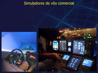 Simuladores de vôo comercial