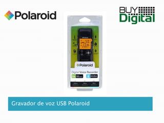 Gravador de voz USB Polaroid