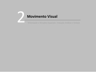 Movimento Visual
2Orientação e Direções Espaciais - Intuição Análise e Síntese
 