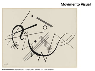 Wassily Kandinsky (Russica-França – 1866/1944) - Diagram 17 – 1926 - desenho
Movimento Visual
 