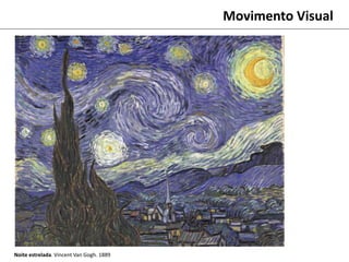 Movimento Visual
Noite estrelada. Vincent Van Gogh. 1889
 
