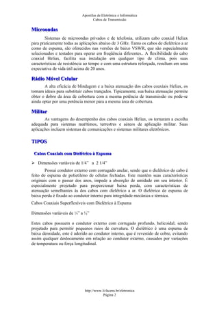 Linhas de transmissão