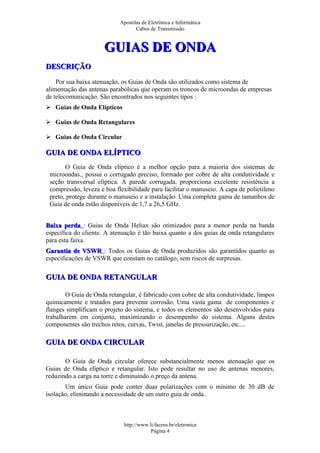 Linhas de transmissão