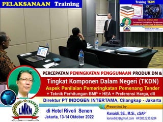 Link2 Materi PELATIHAN
Direktur PT INDOGEN Cilangkap, Cipayung - Jakarta
(Online Training, 09-10 Agustus 2022)
di Hotel Rivoli Senen
Jakarta, 13-14 Oktober 2022
 