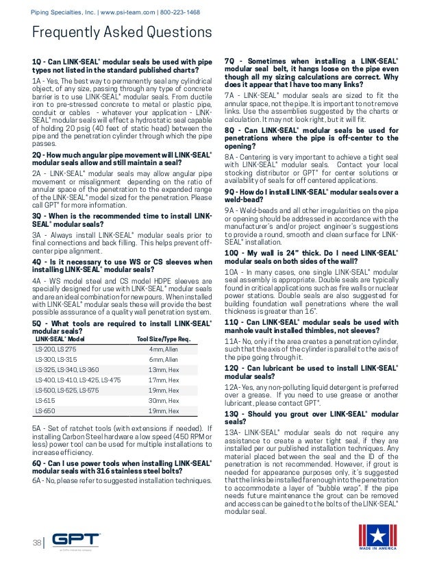 link seal modular seals century line sleeves cell cast link seal chart for ductile iron pipe