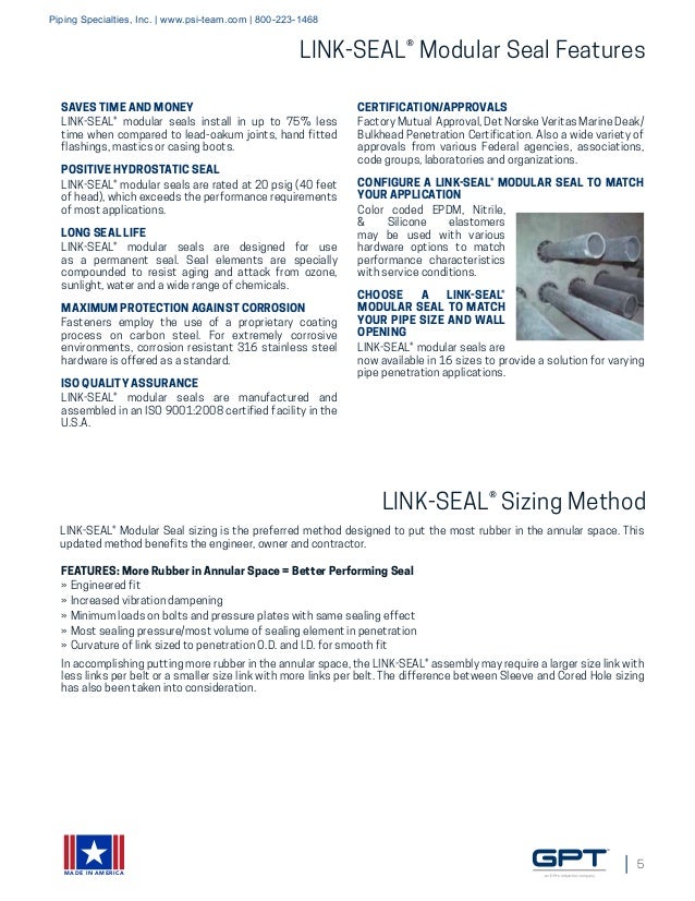 LinkSeal Modular Seals, CenturyLine Sleeves, CellCast Disks Engine…