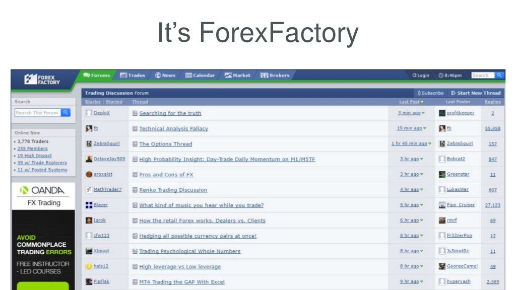 It’s ForexFactory