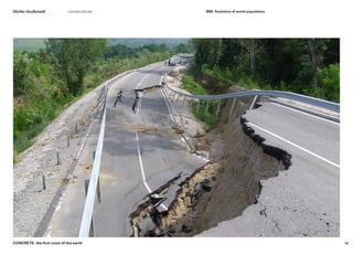 CONCRETE: the first crust of the earth
conrad-bercahDörfer-Großstadt MM: Evolution of world population