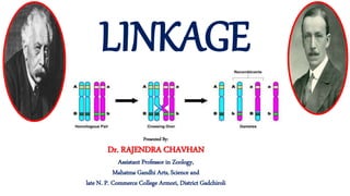 LINKAGE
Presented By:
Dr. RAJENDRA CHAVHAN
Assistant Professor in Zoology,
Mahatma Gandhi Arts, Science and
late N. P. Commerce College Armori, District Gadchiroli
 