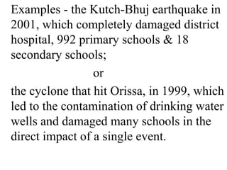 Linkage Between Disaster And Development Ppt
