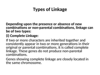 Presentation on Linkage and Crossing Over | PPTX
