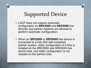 Link Aggregation Control Protocol | PPTX
