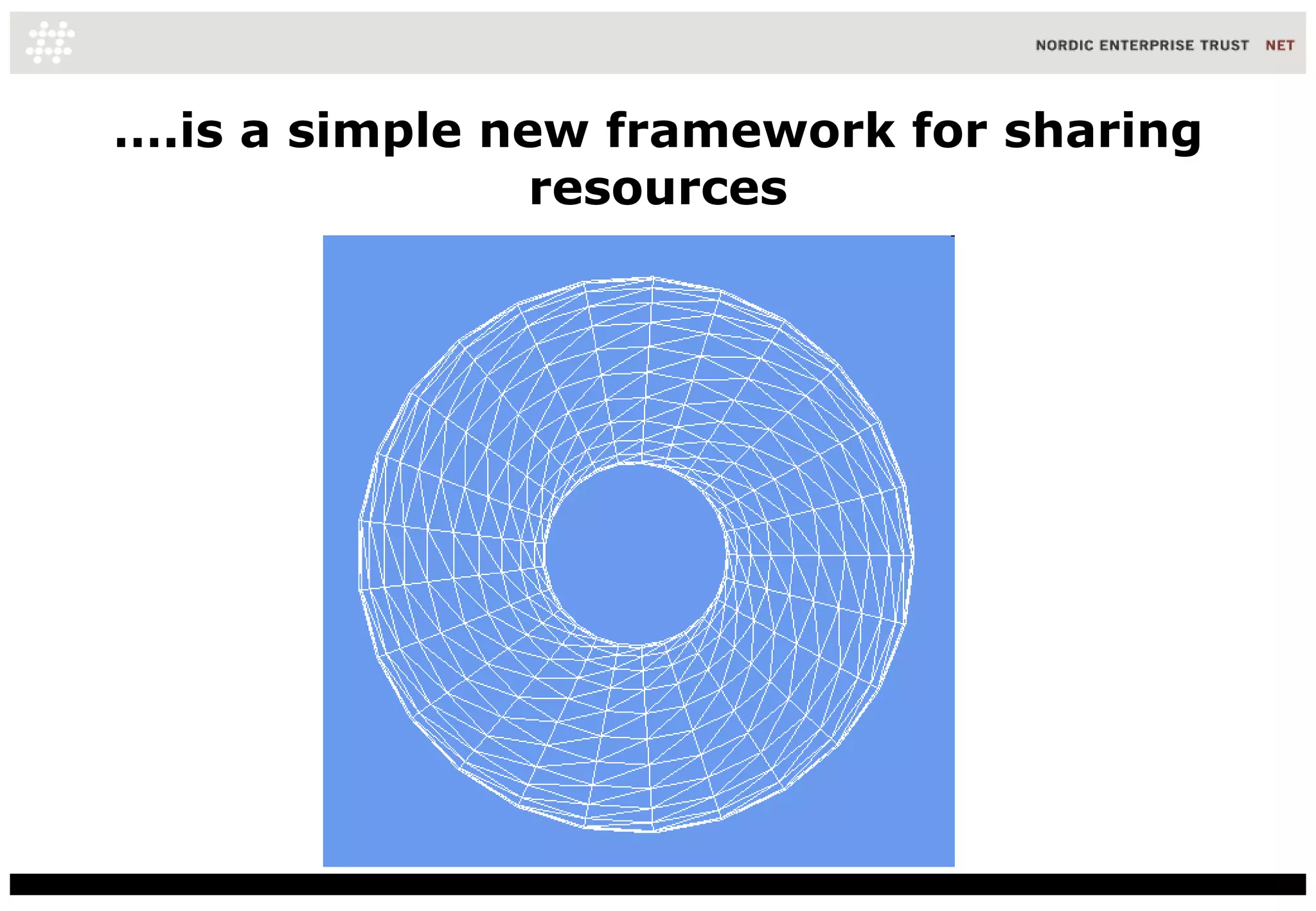 … .is a simple new framework for sharing resources 