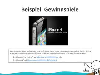 Beispiel: Gewinnspiele
 