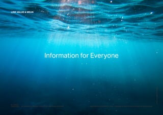 LINK VALUE & MEAN
Information for Everyone
PHOTObyCRISTIAN-PALMER
PUBLISHED BY ACCESSIBILITY TEAM / BRANDING & CREATIVE DEVELOPMENT BY LEE EUNJEONGINTEGRATED ACCESSIBILITY SSOLUTION 'LINK' BRAND OVERVIEW
 