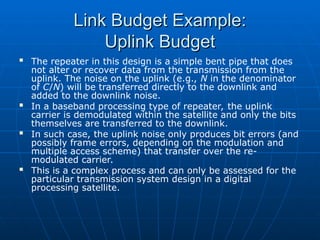 Link budget in Satellite Communication 1 | PPT