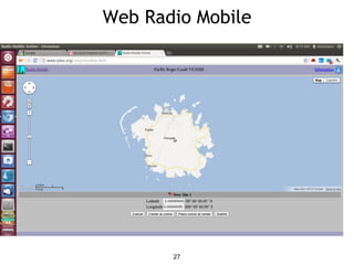 Web Radio Mobile
27
 