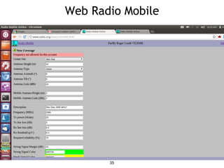 Web Radio Mobile
35
 