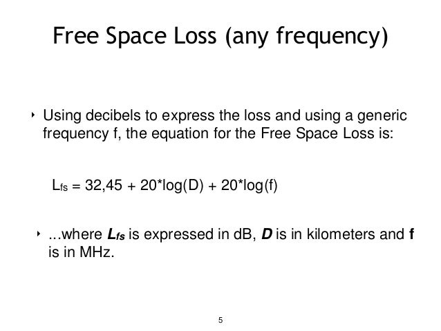 freespace loss calculator freespace loss calculator