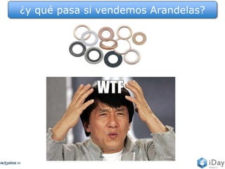 ¿y qué pasa si vendemos Arandelas?
 