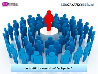 Autorität basierend auf Fachgebiet? 