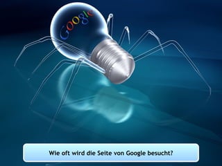 Wie oft wird die Seite von Google besucht? 