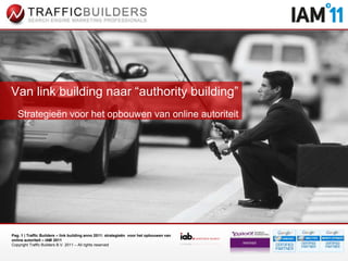 Van link building naar “authority building” Strategieën voor het opbouwen van online autoriteit 