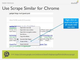 PADDY MOOGAN



Use Scrape Similar for Chrome

                                                                           ...