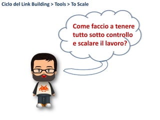Ciclo del Link Building > Tools > To Scale



                                  Come fare un follow
                      ...